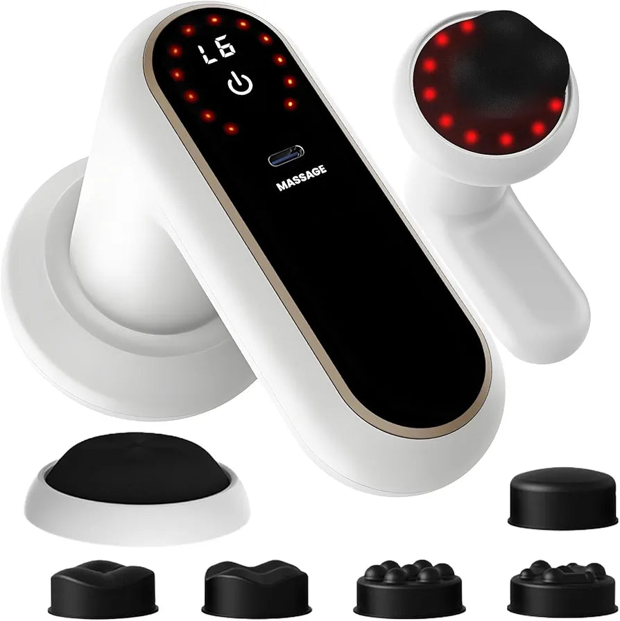 Mini Máquina Masajes Portátil Cabezales