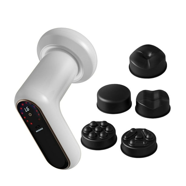 Mini Máquina Masajes Portátil Cabezales