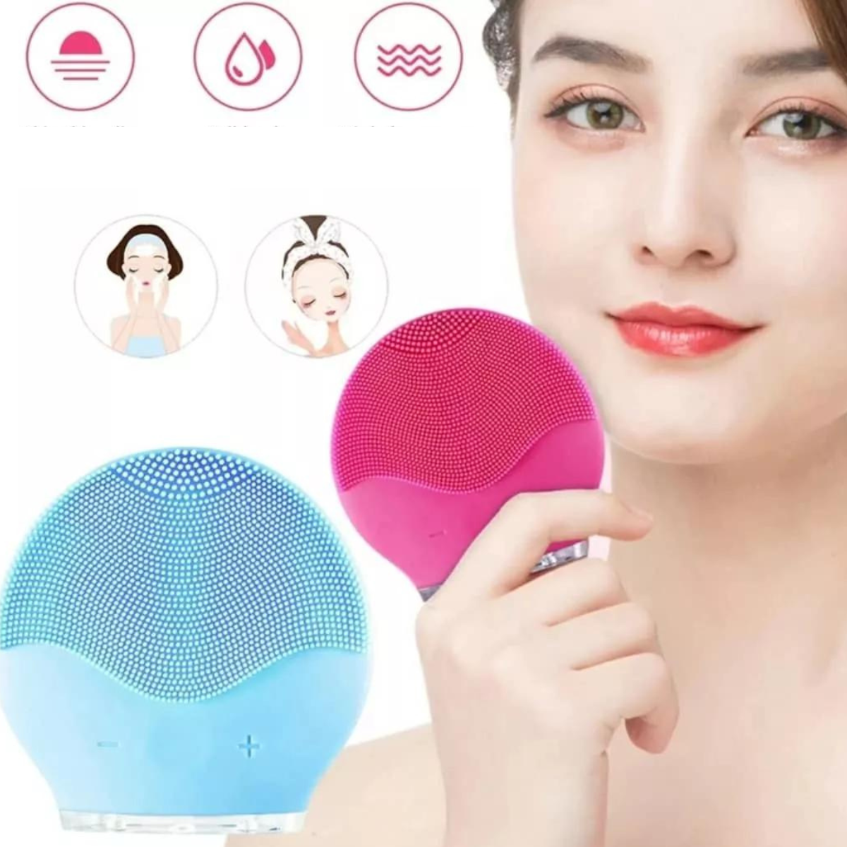 Esponja Limpiadora Facial Eléctrica